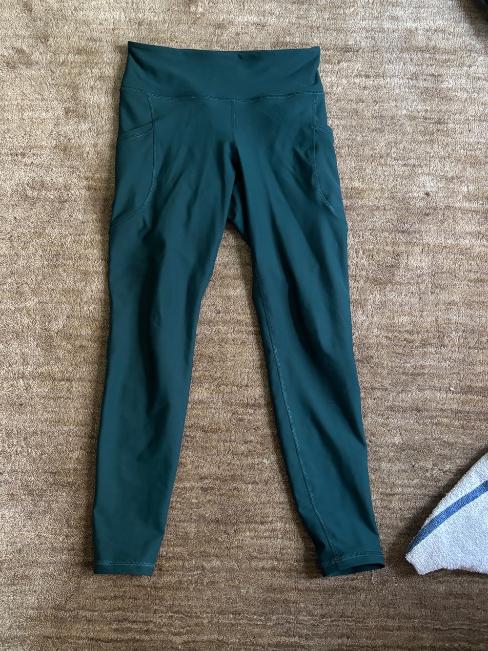 Old Navy Teal High-Rise Active Leggings